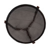 Daiza Bronze Sand Cast Glass and Iron Round Side Table