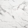 Atlas White & Silver Composite Stone and Stainless Steel Dining Table