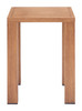Regels Natural Aluminum Square Side Table for Outdoor Use
