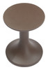 Arka Brown Poly Cement Round Side Table for Outdoor Use