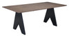 Lisse Espresso Rubberwood Rectangular Dining Table