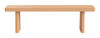 Nimone Natural Acacia Wood Bench for Outdoor Use
