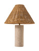 Kintal Natural Stone Solar Table Lamp with USB Port