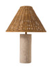 Kintal Natural Stone Solar Table Lamp with USB Port