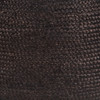 Lillian Black Jute and Polystyrene Ottoman