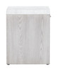 Yume Oak White MDF Square Side Table
