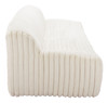 Osterbro Cream Ash Wood and Polyester Sofa