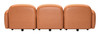 Cleo Brown Rubberwood and Polyester Modular Sofa