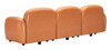 Cleo Brown Rubberwood and Polyester Modular Sofa