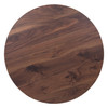 Opus Brown & Black Steel Round Dining Table
