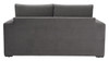 Jide Gray Rubberwood and Polyester Sleeper Sofa