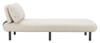 Aperto Beige Aluminum and Olefin Chaise for Outdoor Use