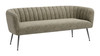 Deco Green Tweed Steel and Polyester Sofa