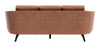 Divinity Brown Rubberwood and Polyurethane Sofa