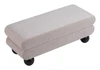 Davao Gray Rubberwood and Polyester Bench