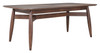 Silea Espresso Rubberwood Rectangular Dining Table
