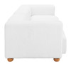 Tayte White Poplar Wood and Rubberwood Sofa