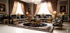 Royal Black & Gold Victorian Sofa Suite – (Aritocratic Look)