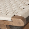 Laurel Chair in Woven Rope / Caramel, 26 x 32 x 28 Inches, Fully Assembled