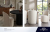 Kendall Swivel Dining Chair, 22 in. W x 22 in. D x 35 in. H, Fully Assembled