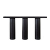 Rune Console in Black, 60 x 14 x 32 Inches for Living Room Accent Furniture