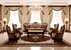 Imperial Victorian Gold-Leafed Royal Living Room Set