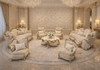 Ancestral Traditional Living Room Series | Ornate Gold-Trimmed Heritage Seating