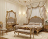 Royal Crimson & Gold Baroque Master Suite | Sovereign Collection