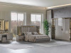 Gokce Bedroom (Queen Frame With Headboard & Dresser With Mirror & Ottoman & 2 Nightstand)
