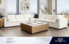 Ivy Modular Corner, White Faux Shearling, 34-Inch W x 34-Inch D x 34-Inch H