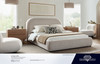 Ocean Queen Bed, Performance Fabric or Fabric, 72 in. W x 92 in. D x 42 in. H