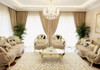 Premium Royal Gold & Beige Living Room Set – (Classic Luxury Look)