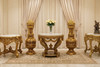 Traditional Antique Console Table, Mirror & Chair