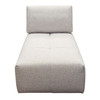 Jazz Modular Seating in Barley Fabric with Independent Adjustable Backrests