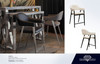 Adele Counter Chair, 21-Inch W x 23-Inch D x 38-Inch H, 24-Inch Seat Height