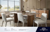 Alba Dining Chair in Light Oat Fabric, 21 x 24 x 32 Inches, Fully Assembled