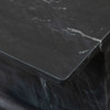 Iris Table, Natural or Black Marquina Marble, 12 in. W x 15 in. D x 18 in. H