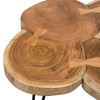 Joss Table in Live Edge Acacia Wood Log, 39-Inch W x 28-Inch D x 18-Inch H