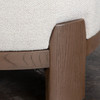 Dove Chair in Cream Fabric, 27 in. W x 29 in. D x 29 in. H, Fully Assembled