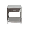 Corleo Nightstand, 20-Inch W x 20-Inch D x 24-Inch H, Fully Assembled