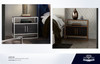 Empire Queen Bed in Fabric or Leatherette, 64-Inch W x 85-Inch D x 60-Inch H