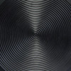 Vortex Table in Black, 29 x 29 x 18 Inches for Living Room Accent Furniture
