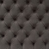 Park Avenue Queen Bed in Smoke Velvet or Grey Linen, 71 x 89 x 69 Inches