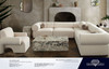 Zia Modular Ivory Corner in Ivory Sherpa, 40-Inch W x 40-Inch D x 27-Inch H