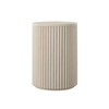 Siren End Table, Light Natural, 18 in. W x 18 in. D x 24 in. H, Fully Assembled