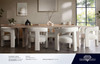 Scout Dining Chair in Ivory or Black Boucle, 27 in. W x 24 in. D x 30 in. H