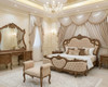 Antique Walnut Royal Bedroom Set – Baroque Hand-Carved Solid Wood Master Collection