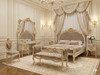 Crimson Emperor Baroque Bedroom Collection | Sovereign Gold Edition