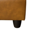 Turmeric 3-Piece Semi-PU Synthetic Leather Sectional with Right-Facing Chaise