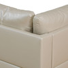 Pearl White 3-Piece Faux Leather L-Shaped Sectional Sofa with Left-Side Chaise